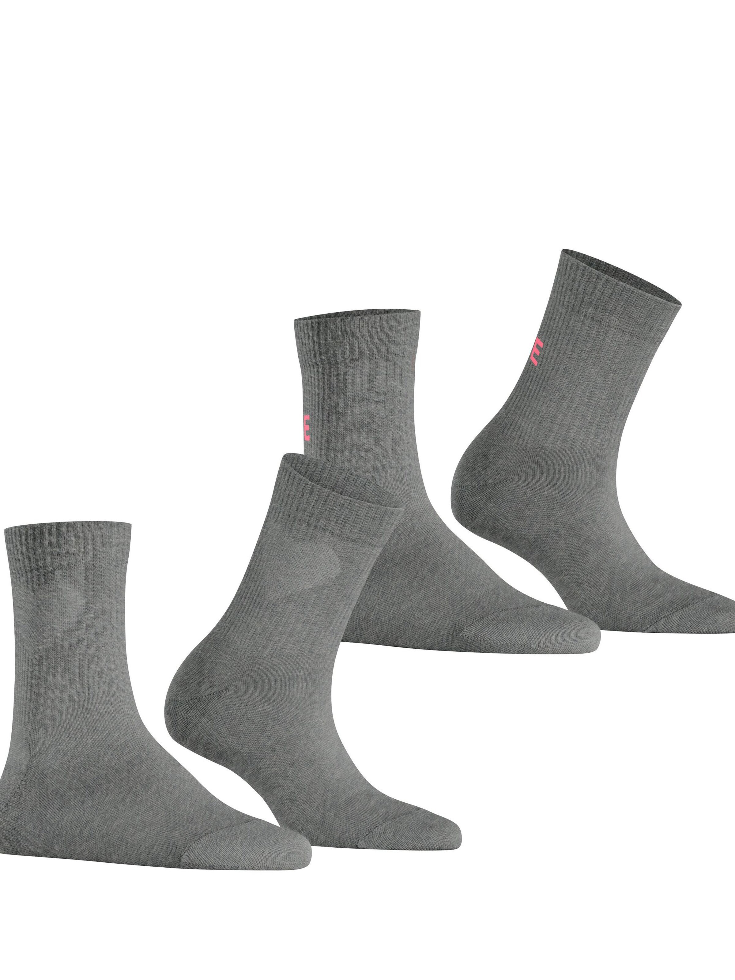ESPRIT Socken 'Heart & Love 2-Pack'‌‌ in Grau: Vorderseite