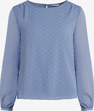 VILA Blouse 'Maliana' in Blauw: voorkant