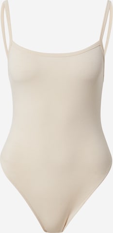 A LOT LESS Bodysuit 'Kylie' in White: front