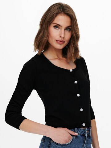 JDY Knit Cardigan in Black