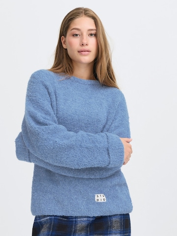 ICHI - Jersey 'BLARISA' en azul: frente