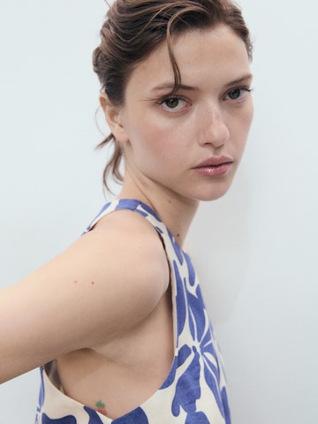MANGO Blouse 'JAMIE' in Blauw