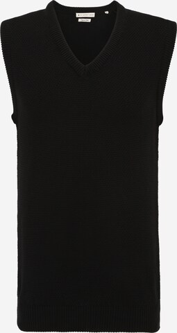 By Garment Makers Sweater Vest 'Greg' in Black: front