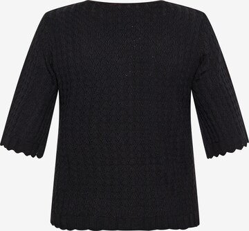 Usha Knit Cardigan in Black