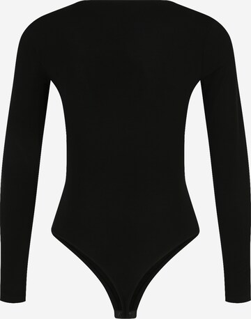 Gina Tricot Petite Shirt body 'Jerry' in Zwart