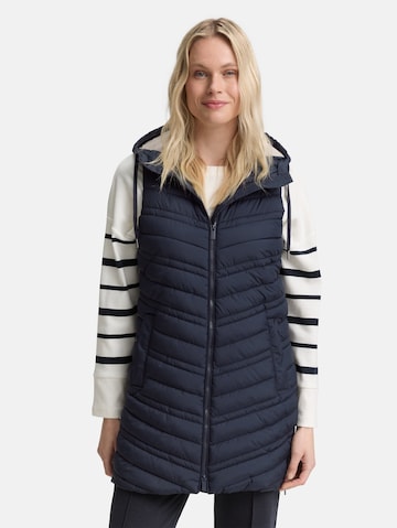 TOM TAILOR Bodywarmer in Blauw: voorkant