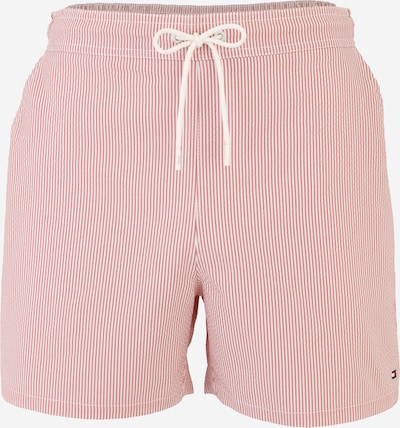Tommy Hilfiger Underwear Uimashortsit 'ITHACA' värissä punainen / valkoinen, Tuotenäkymä