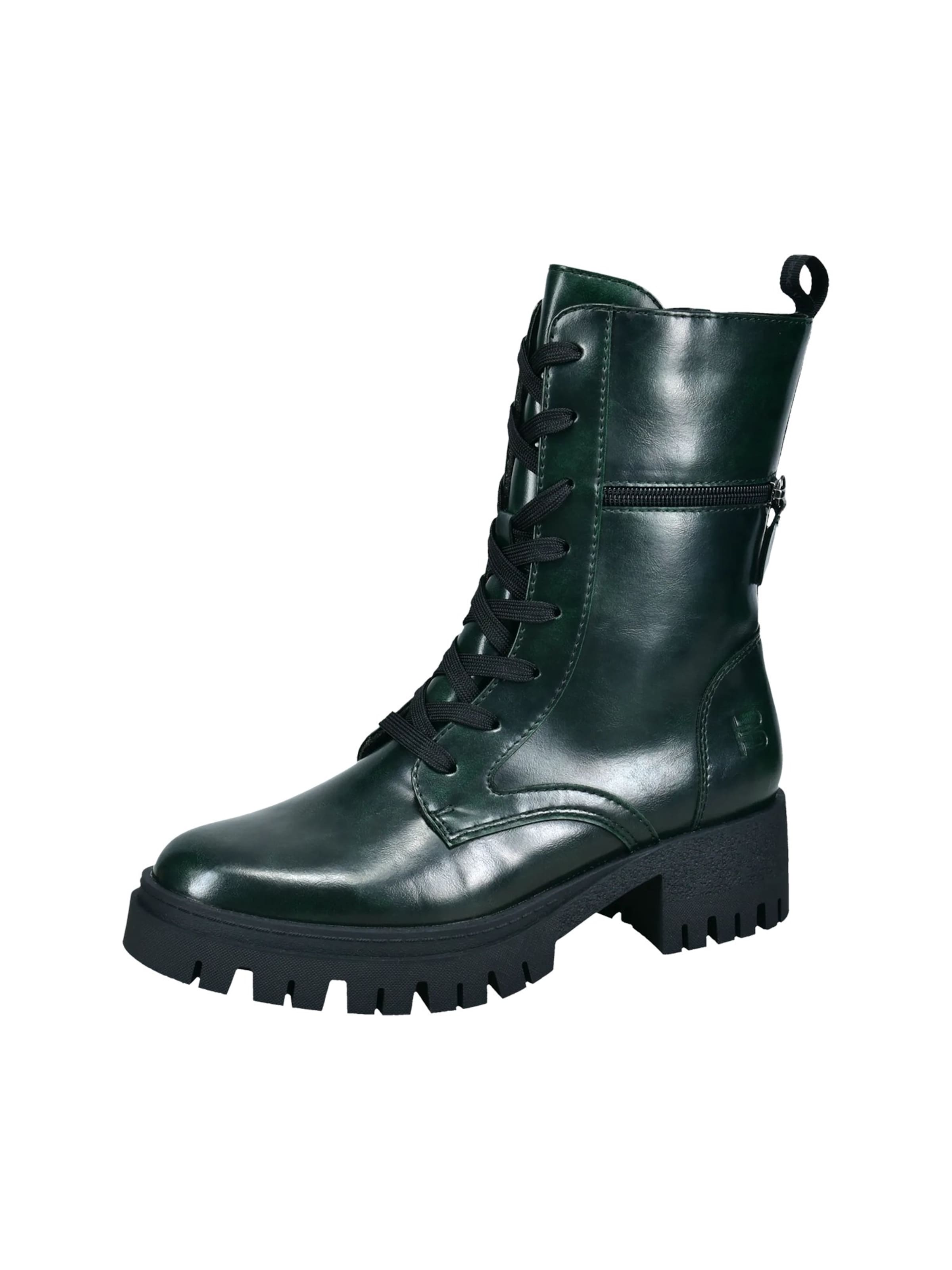 TT. BAGATT Ниски ботуши с връзки в зелено: отпред