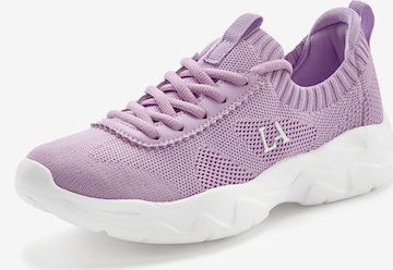 LASCANA ACTIVE Athletic Shoes in Purple: front