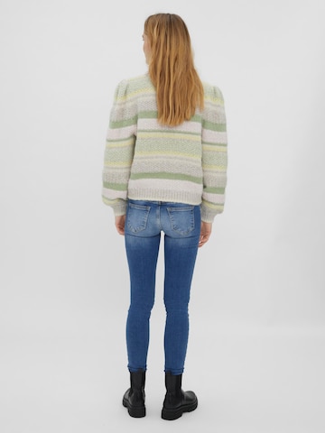 VERO MODA Sweater 'Anne Katrine' in Green