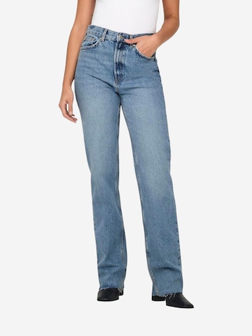 Wide leg Jeans di ONLY in blu: frontale
