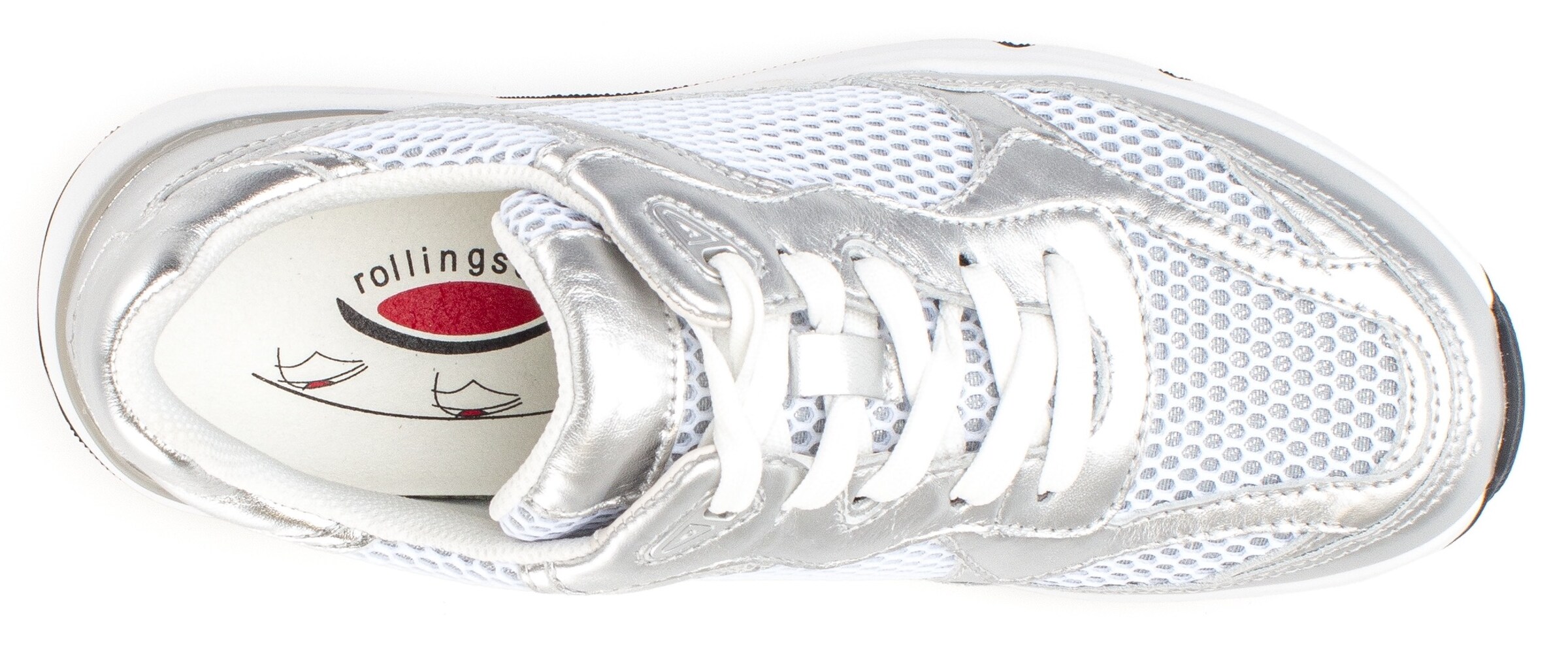 Gabor Rollingsoft Sneakers in Silver