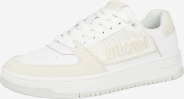 Just Cavalli Matalavartiset tennarit 'FONDO AZULA' värissä valkoinen: etupuoli