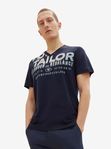 TOM TAILOR Shirt in Blauw