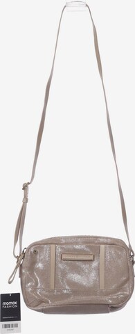 TOMMY HILFIGER Handtasche klein Leder One Size in Beige: predná strana