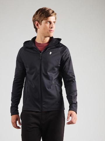 PEAK PERFORMANCE Спортивная кофта 'Rider Essentials' в Черный: спереди