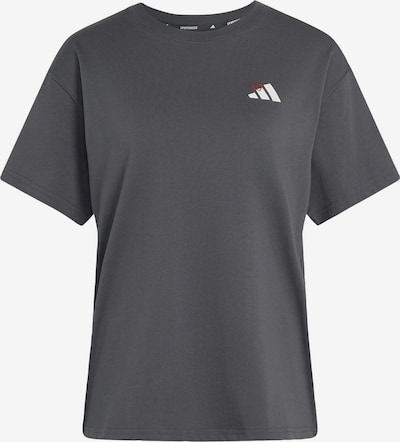 ADIDAS SPORTSWEAR Tehnička sportska majica 'EMBROIDERY PACK LOOSE GRAPHIC' veličine XS u kameno siva / bijela, Pregled proizvoda