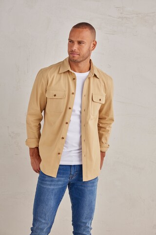 JOHN DEVIN Regular Fit Jacke in Braun: predná strana