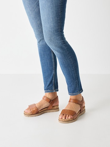 Sandales Tamaris en marron