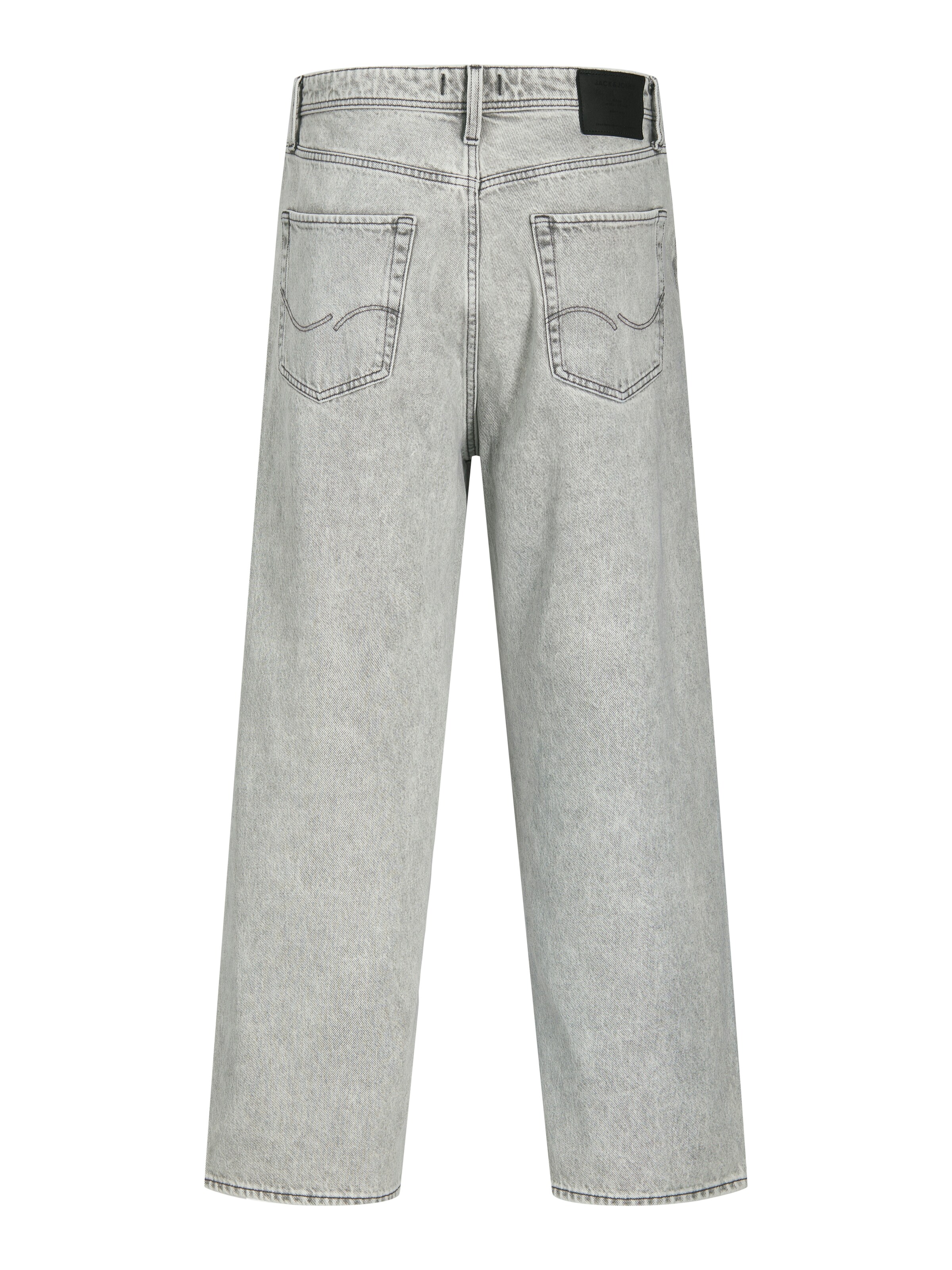 JACK & JONES Wide leg Jeans 'JJIRON JJORIGINAL' in Grey