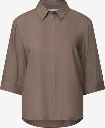 STREET ONE Bluse in Braun: Vorderseite