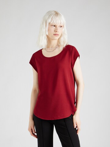ONLY Bluza 'ONLVic' | rdeča barva: sprednja stran