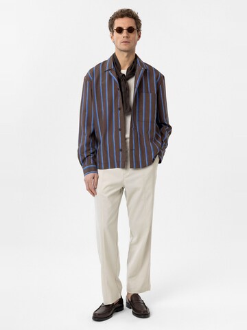 Coupe regular Chemise 'Frederico' Antioch en marron