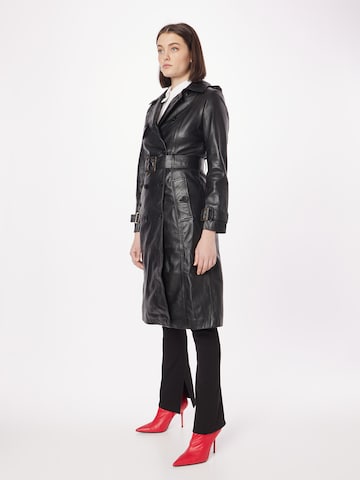 Karen Millen Between-seasons coat in Black: front