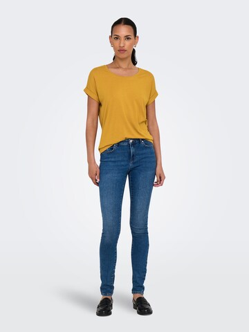 ONLY T-Shirt 'ONLMoster' in Gelb