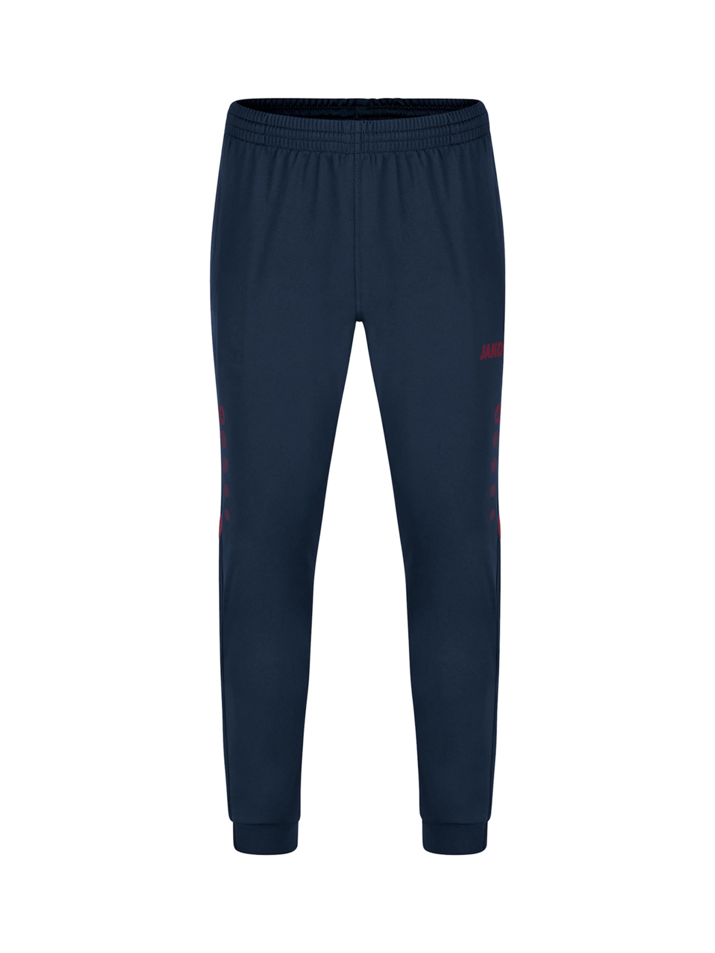 JAKO Tapered Sporthose in Blau: Vorderseite