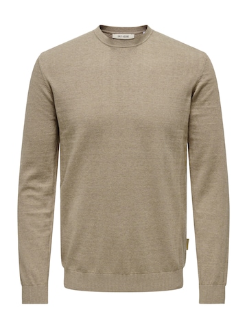 Only & Sons Trui 'ONSLoui' in Beige: voorkant