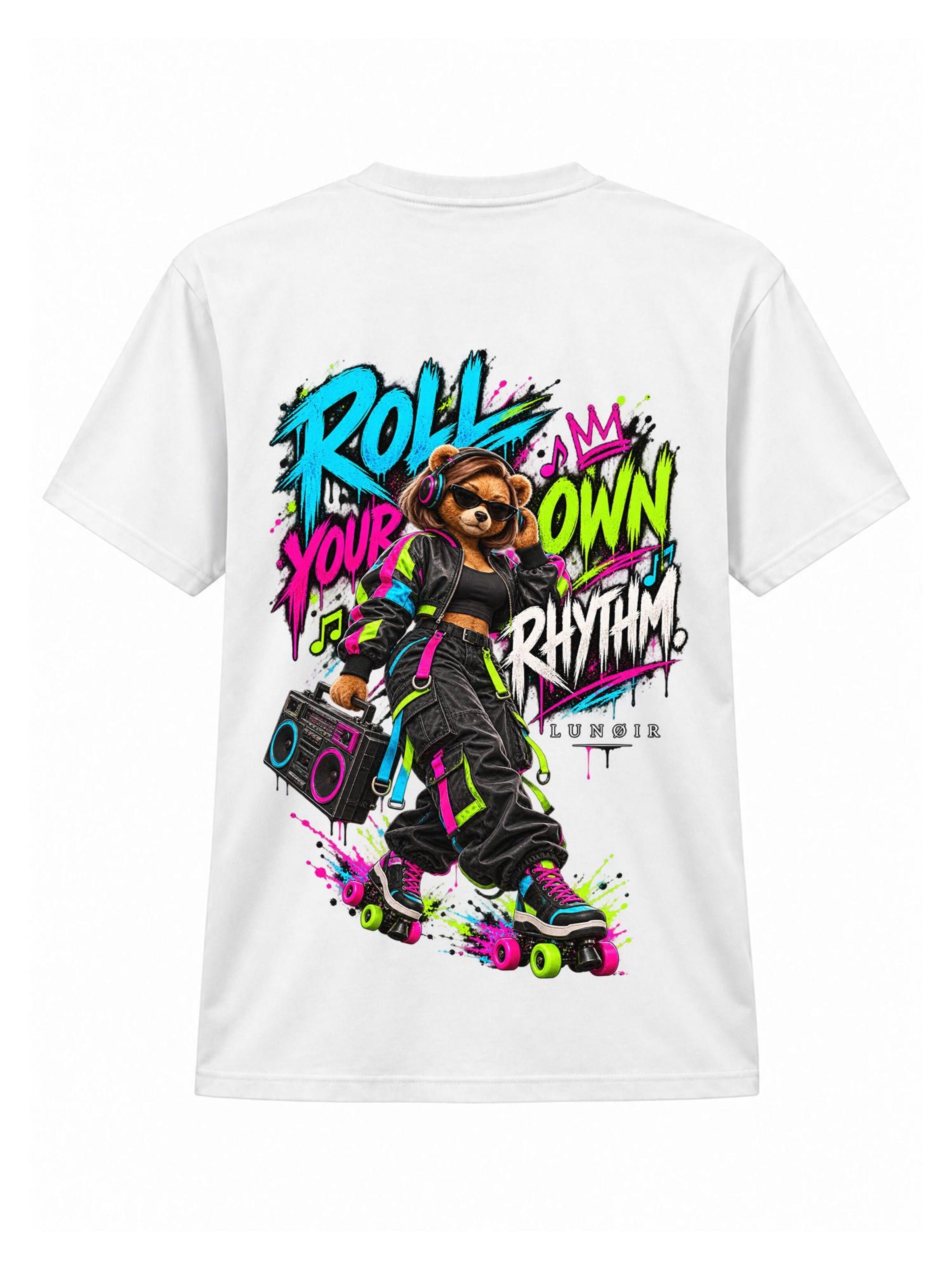 LUNØIR Studio Shirt 'BOSS Femme Roller Rhythm'‌‌‌ in Weiß: Vorderseite