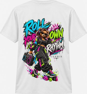 LUNØIR Studio Shirt 'BOSS Femme Roller Rhythm' in Weiß: Vorderseite