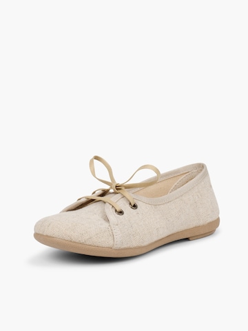 Pisamonas - Zapatos bajos en beige: frente