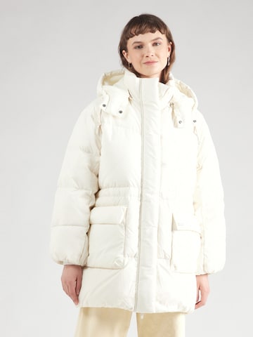 LEVI'S ® Téli dzseki 'WESTERN BUBBLE MIDDY' - fehér: elől