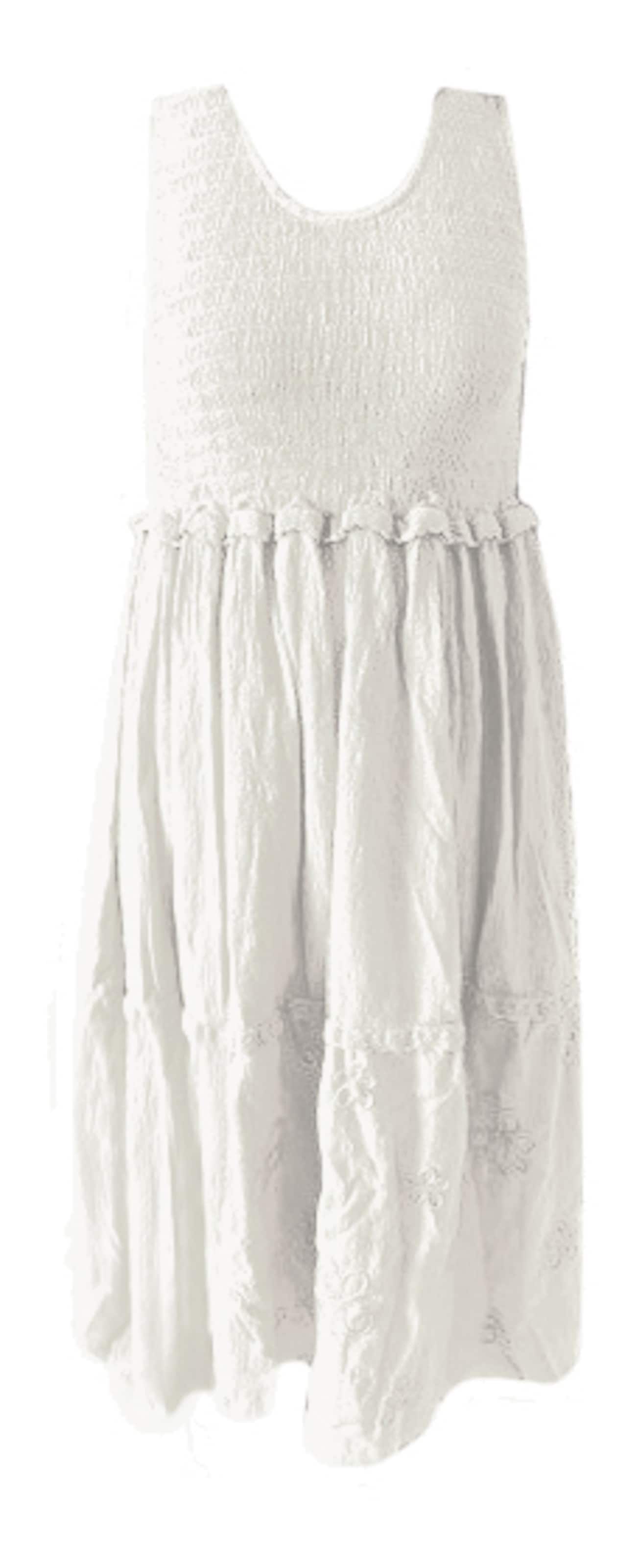Robe ' ' Apricot en beige : devant