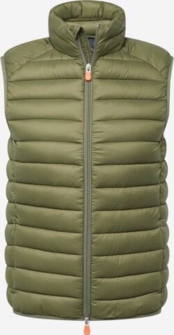 SAVE THE DUCK Vest 'Adam' in Green: front