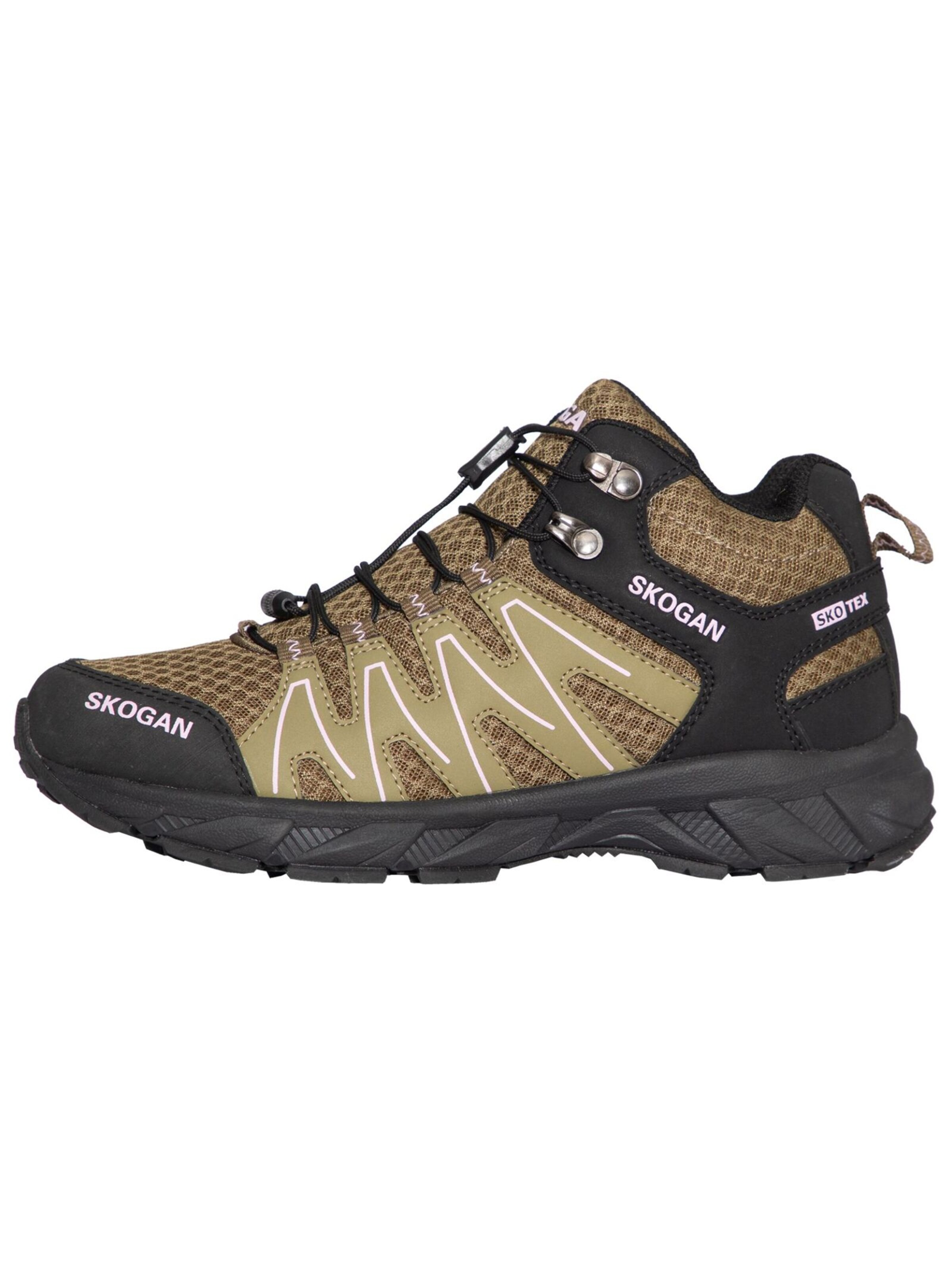 Sneaker bassa di SKOGAN in marrone: lato