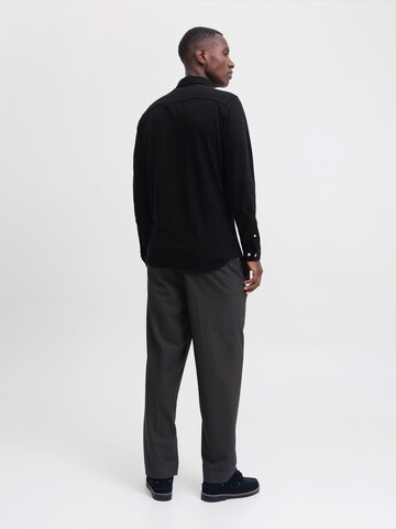 Jack & Jones Premium Слим Рубашка 'JPRBLUBLAKE' в Черный