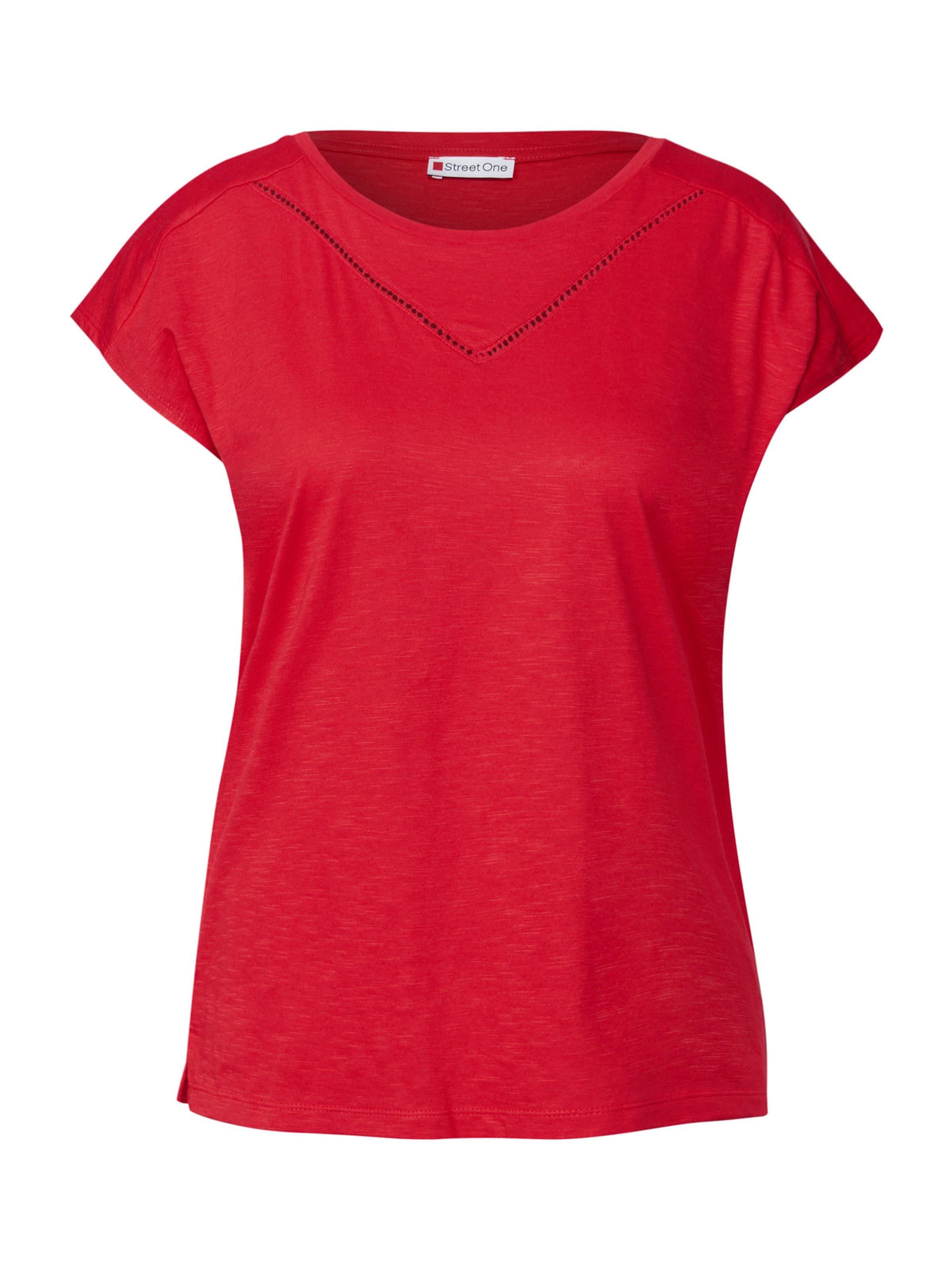 STREET ONE Shirt in Rood: voorkant