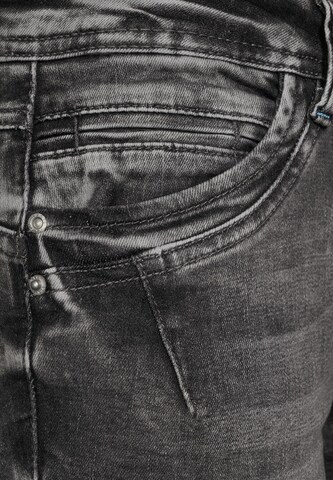 CECIL Regular Jeans in Schwarz