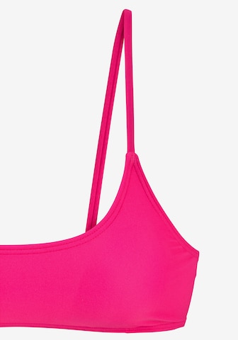 LASCANA Bustier Bikinitop 'Lolo' in Pink