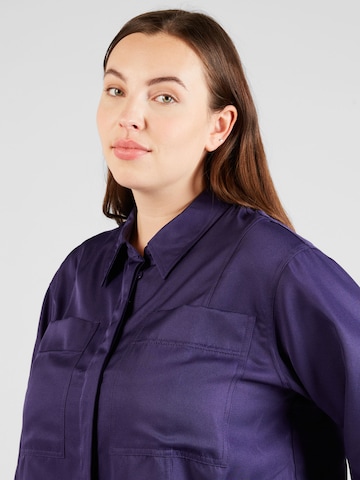 Vero Moda Curve Blouse 'SIKKA' in Blauw