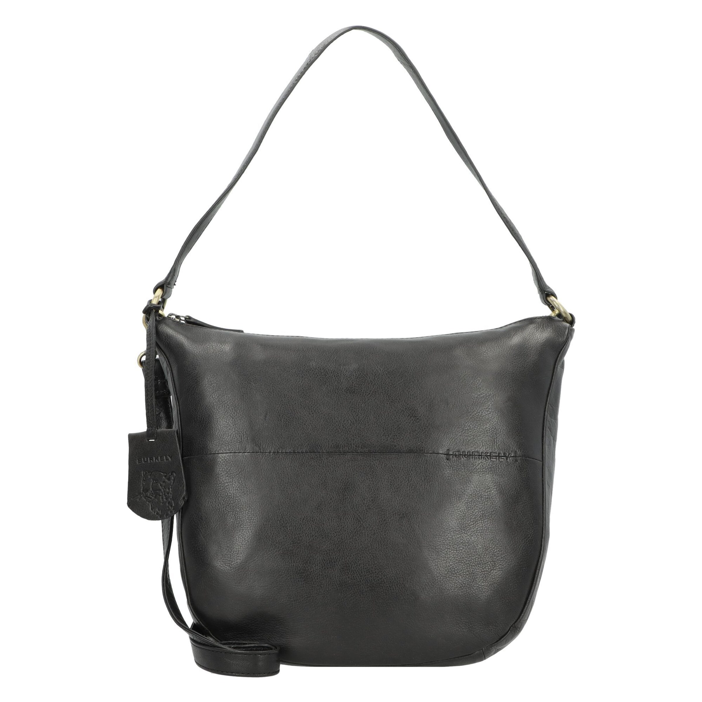Borsa a spalla 'Natural Norah' di Burkely in nero: frontale