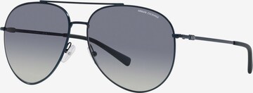 Lunettes de soleil ARMANI EXCHANGE en bleu : devant