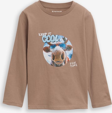 pilka TOM TAILOR Marškinėliai: priekis