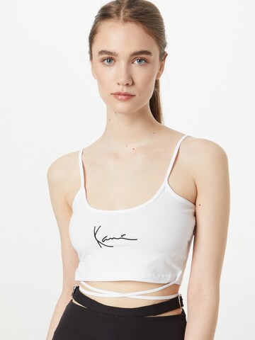 Karl Kani Top in White: front