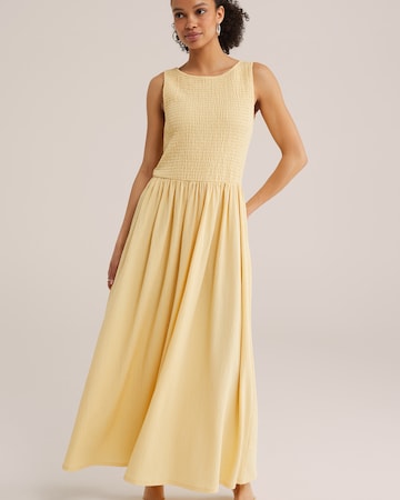 WE Fashion Šaty – žlutá