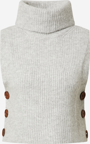 Cream Sweater 'Star' in Grey: front