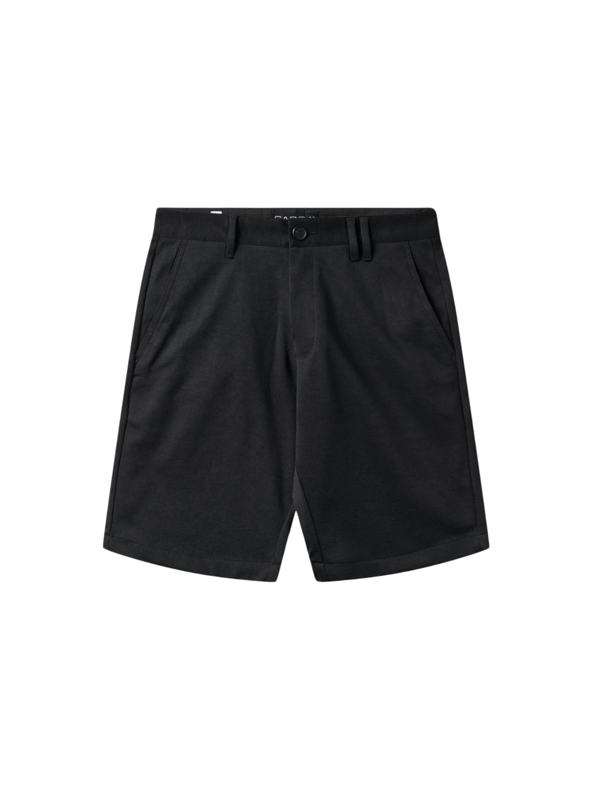 GABBA Regular Chinohousut 'Jet' värissä musta: etupuoli